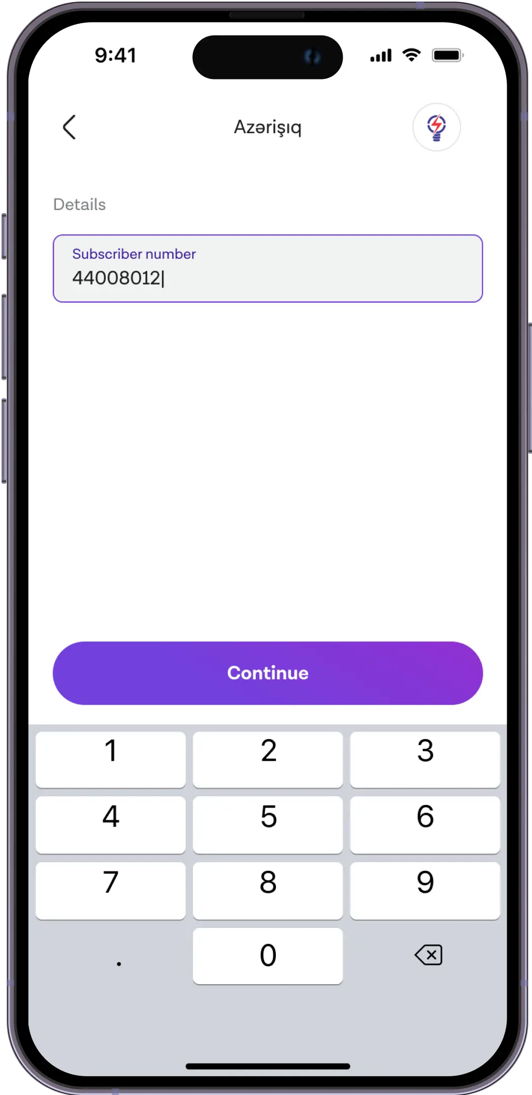 Fill in the necessary fields
