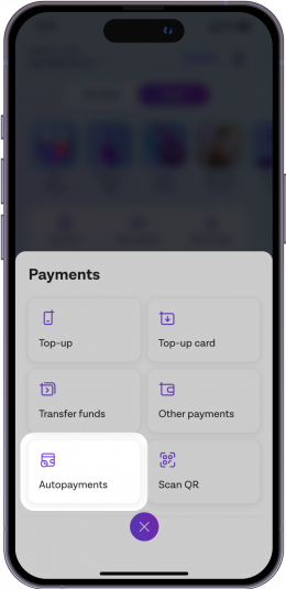 Navigate to the “Payment” section