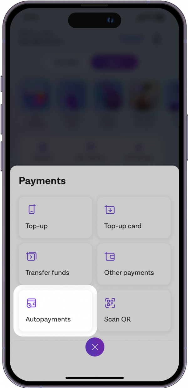 Navigate to the “Payment” section